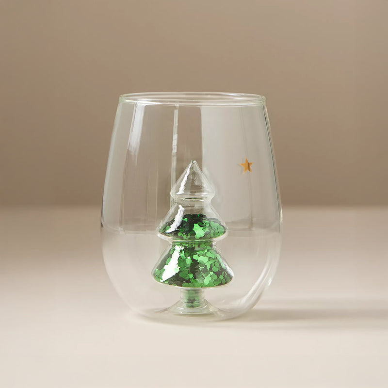 Jingle Joy Wine Glass