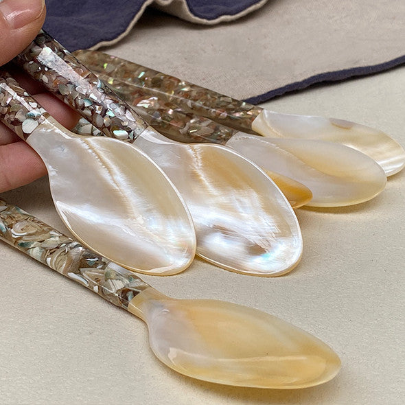 Natural Seashell Cutlery Set