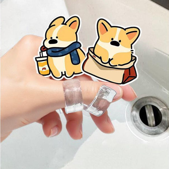 Corgi Peekaboo Hooks
